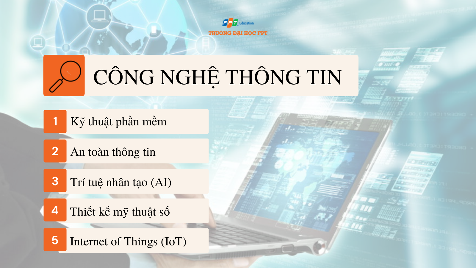 Các chuyên ngành Công nghệ thông tin tại Đại học FPT Đà Nẵng