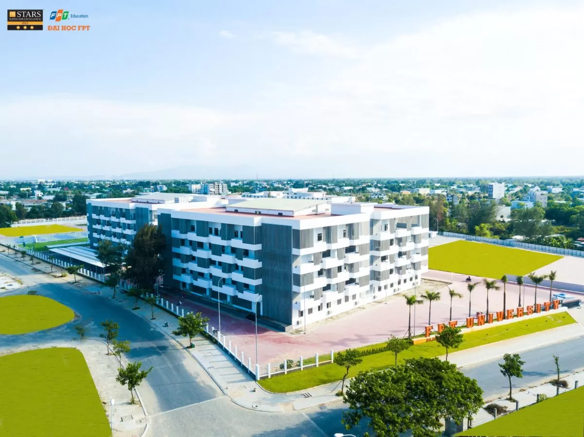 Khuôn viên Đại học FPT Đà Nẵng nhìn từ trên cao
