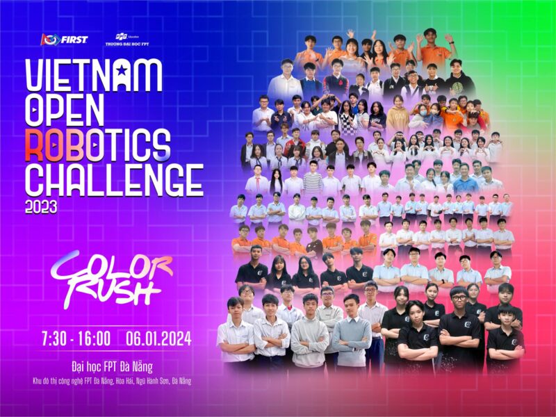 Chân dung TOP 16 đội thi Vietnam Open Robotics Challenge 2023 tại điểm cầu Đà Nẵng